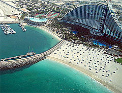 Пляж отеля в Дубаи